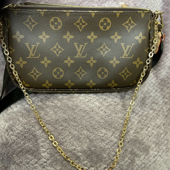 Brown LV Monogram Multi Pochette - Picture 2 of 4